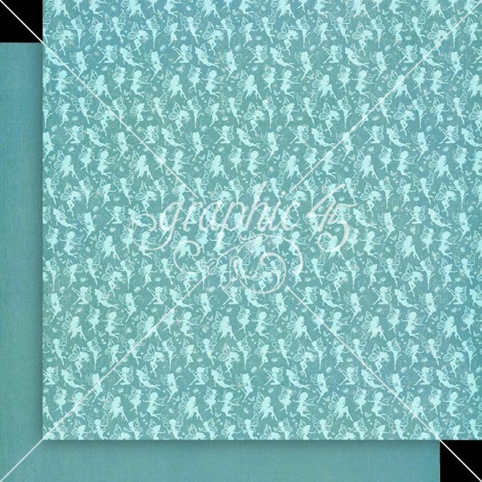 Ensemble de 24 feuilles, format 30x30cm, Collection Fairy boutique - Graphic 45