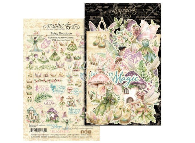 Ensemble de die-cuts, Collection Fairy boutique - Graphic 45