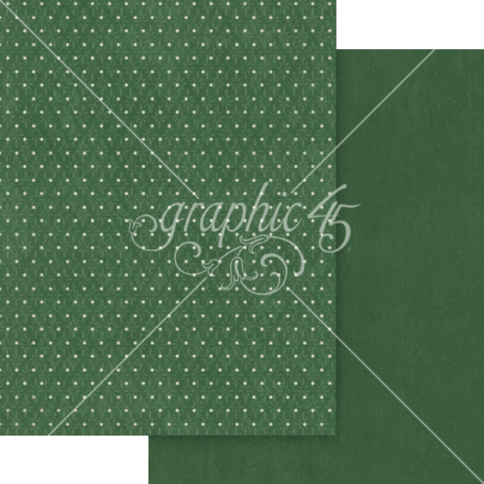 Ensemble de 16 feuilles, format 21.5x28.5cm, Collection Deck the halls, patterns - Graphic 45