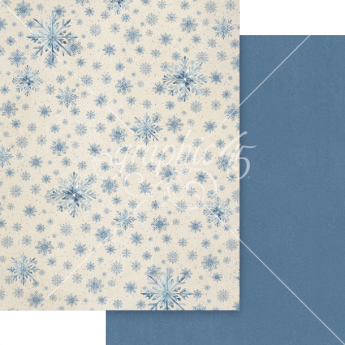 Ensemble de 16 feuilles, format 21.5x28.5cm, Collection Deck the halls, patterns - Graphic 45