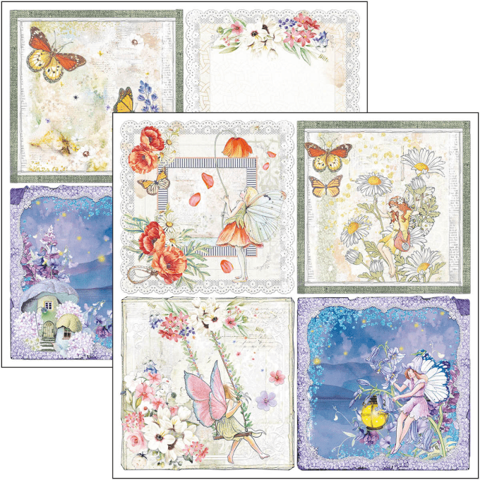 Ciao Bella, collection Enchanted Land - Patterns, 30x30cm - 8 feuilles - 190gsm