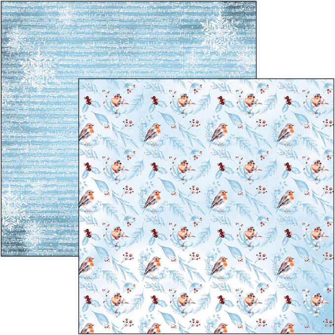 Ciao Bella, collection Winter journey,  30x30cm - 12 feuilles - 190gsm