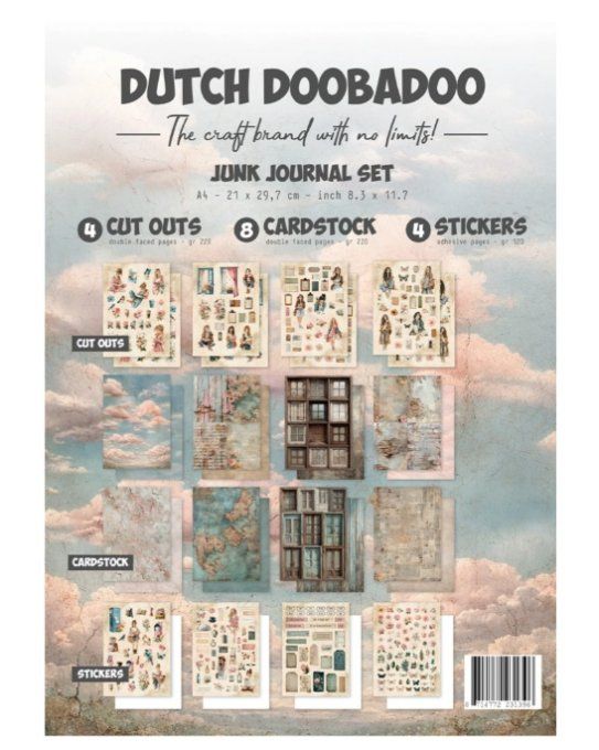 Art Journal, Dutch Doobadoo - Whispers of words - 16 pages