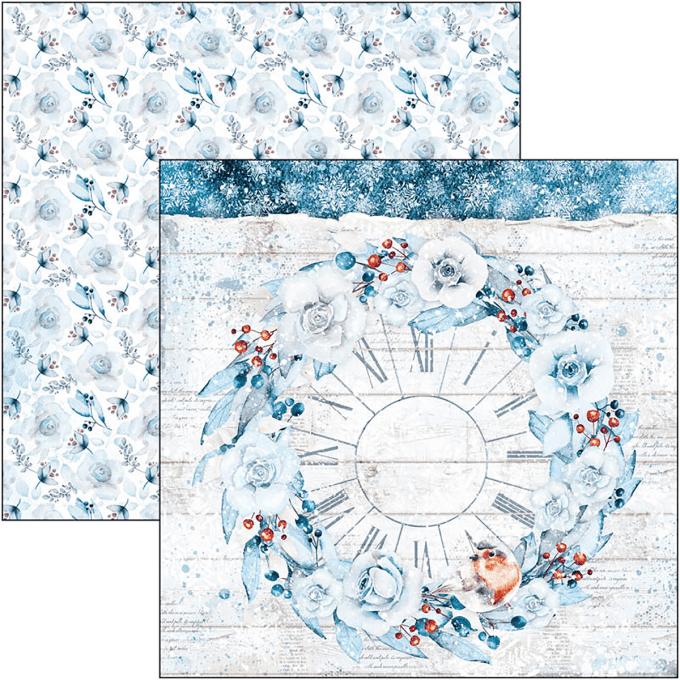 Ciao Bella, collection Winter journey, Patterns - 30x30cm - 8 feuilles - 190gsm 