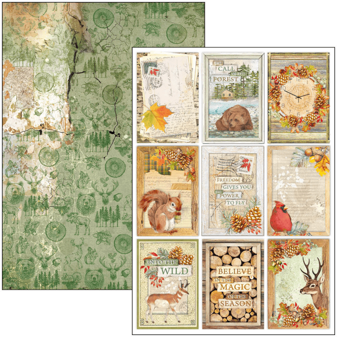 Ciao Bella, collection Into the wild, Format A4 - 9 feuilles - 190gsm 