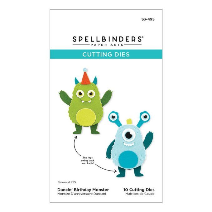 10 dies, Spellbinders - Birthday Monster