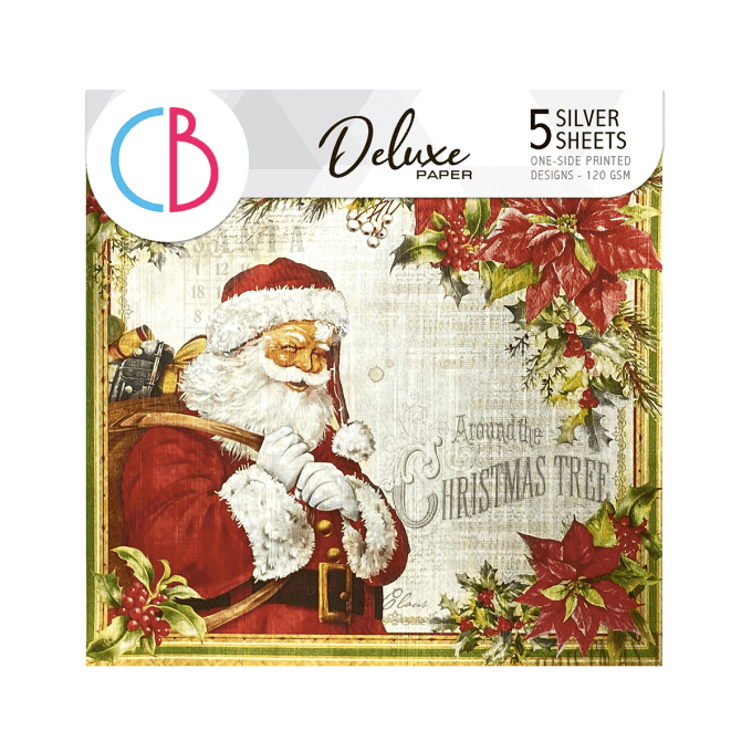 Deluxe paper Ciao Bella, Dear Santa,  15x15cm - 5 feuilles - 120gsm