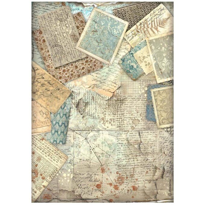 6 Feuilles de riz, Stampéria, Format A4 - Alterego