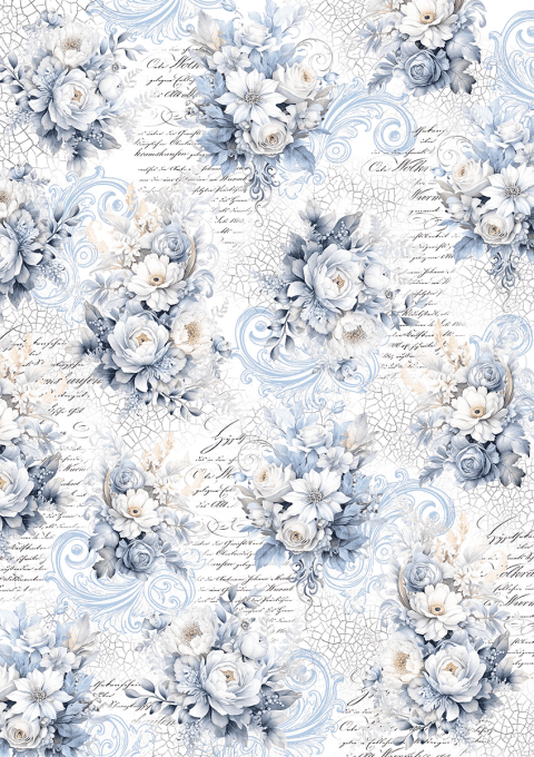 Ciao Bella, Papier vellum - collection Midnight spell - Patterns,  Format A4 - 6 feuilles, 92g 