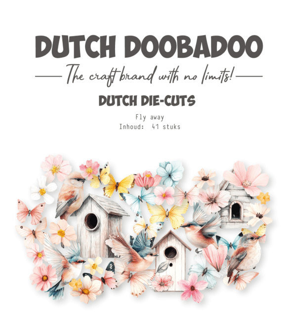 41 Die-cuts, Dutch Doobadoo - Spring, fly away