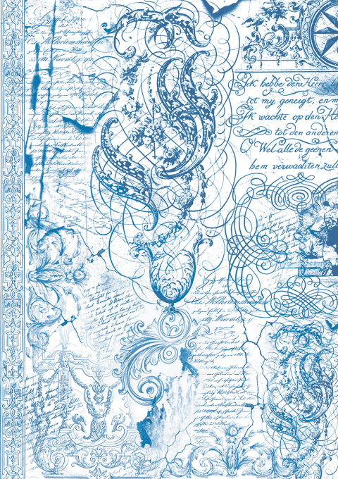 Ciao Bella, Papier vellum - collection Midnight spell - Patterns,  Format A4 - 6 feuilles, 92g 
