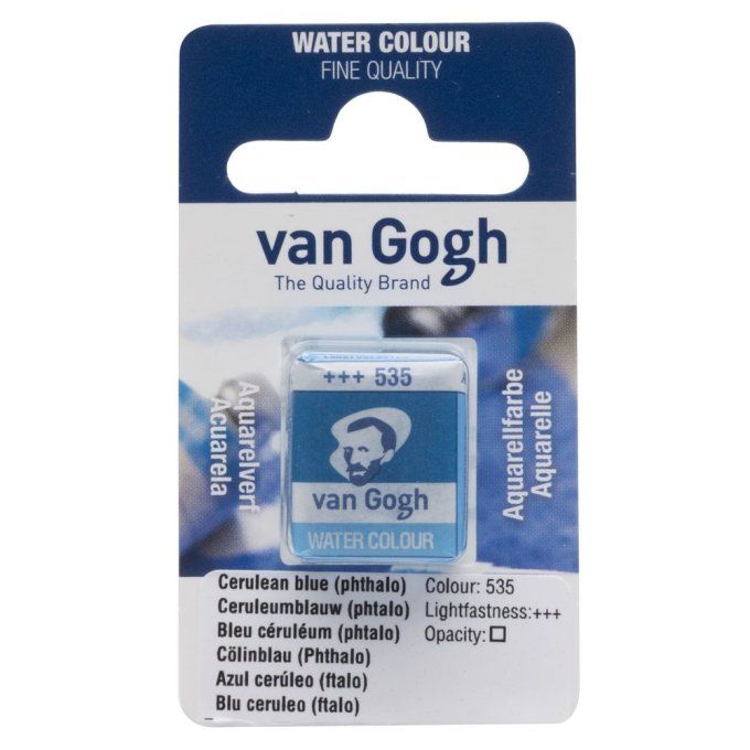 Aquarelle - Van Gogh -  demi godet - couleur : ultramarine deep n°506