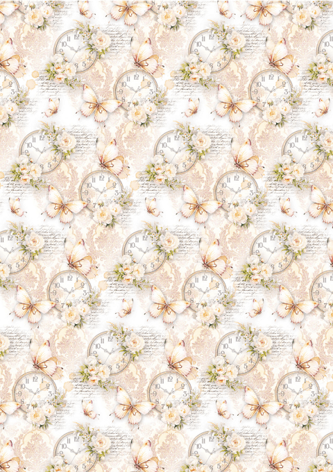 Ciao Bella, Papier vellum - collection Always & Forever - Patterns,  Format A4 - 6 feuilles, 92g