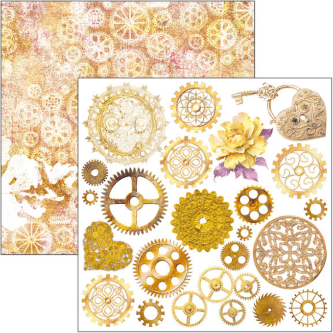 Ciao Bella, collection Ethereal,  Format 15x15cm - 24 feuilles - 190gsm (éléments à découper)