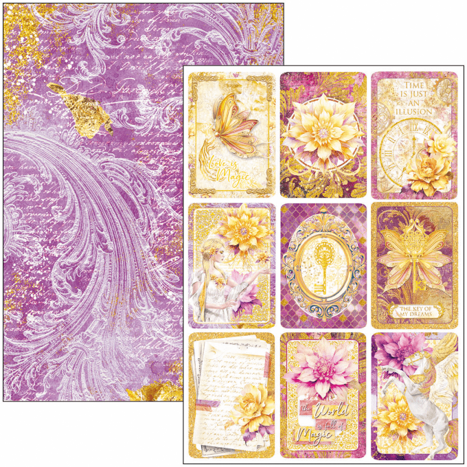 Ciao Bella, collection Ethereal, Format A4 - 9 feuilles - 190gsm
