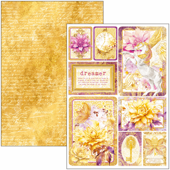 Ciao Bella, collection Ethereal, Format A4 - 9 feuilles - 190gsm