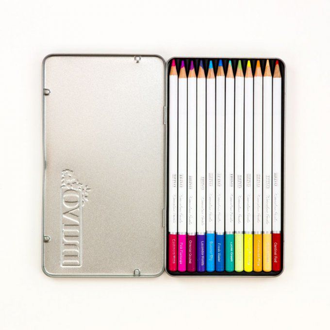 Crayons de couleur aquarellables, Nuvo, Pastel highlights