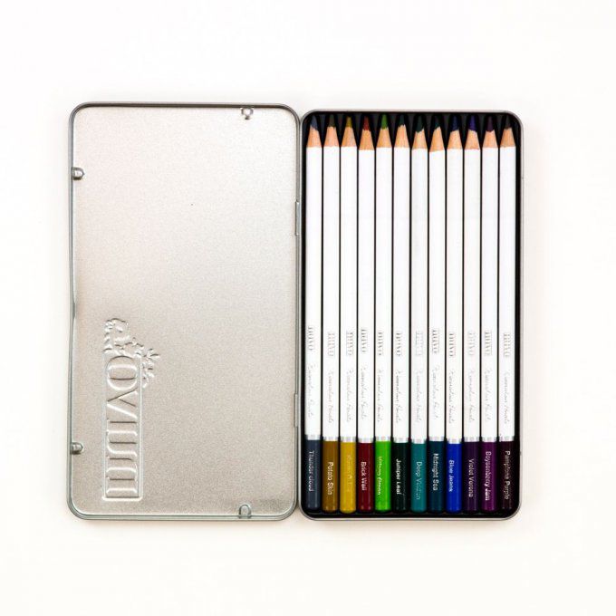 Crayons de couleur aquarellables, Nuvo, Dark shadows