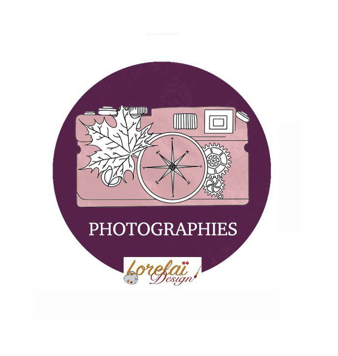Badge, Photographies,  Lorelai design - 38mm, à l'unité
