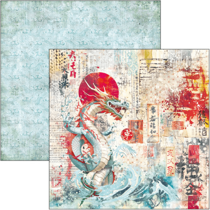 Ciao Bella, collection Land of rising sun -  30x30cm - 12 feuilles - 190gsm