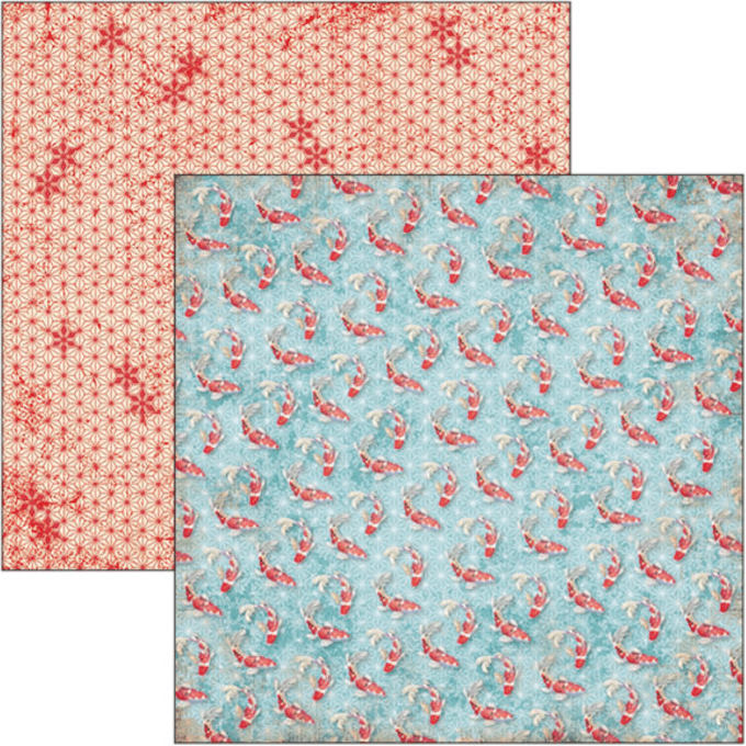 Ciao Bella, collection Land of rising sun -  30x30cm - 12 feuilles - 190gsm