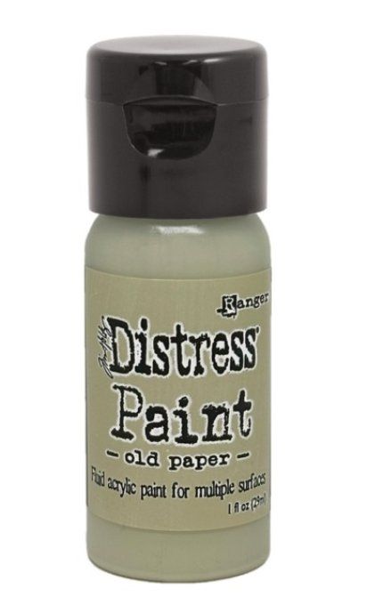 Ranger - Distress paint - couleur Old paper - 29ml - peinture acrylique fluide