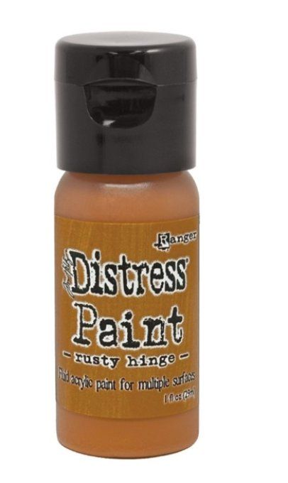 Ranger - Distress paint - couleur Rusty hinge - 29ml - peinture acrylique fluide