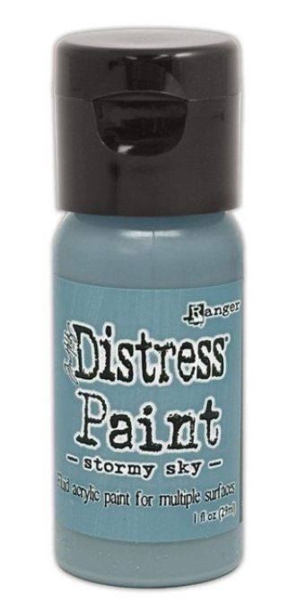 Ranger - Distress paint - couleur Stormy sky - 29ml - peinture acrylique fluide 