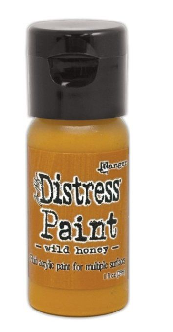 Ranger - Distress paint - couleur Wild Honey - 29ml - peinture acrylique fluide