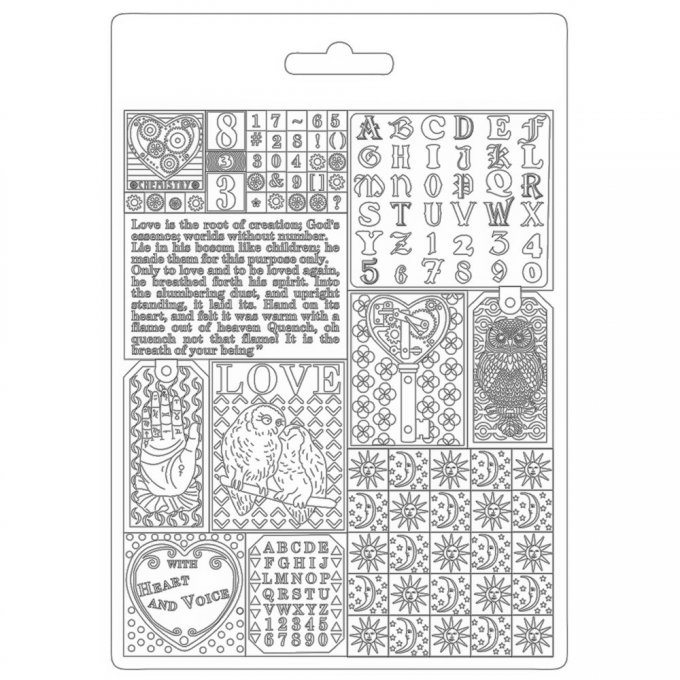 Moule thermoformé, Alchemy, Stampéria - format A5