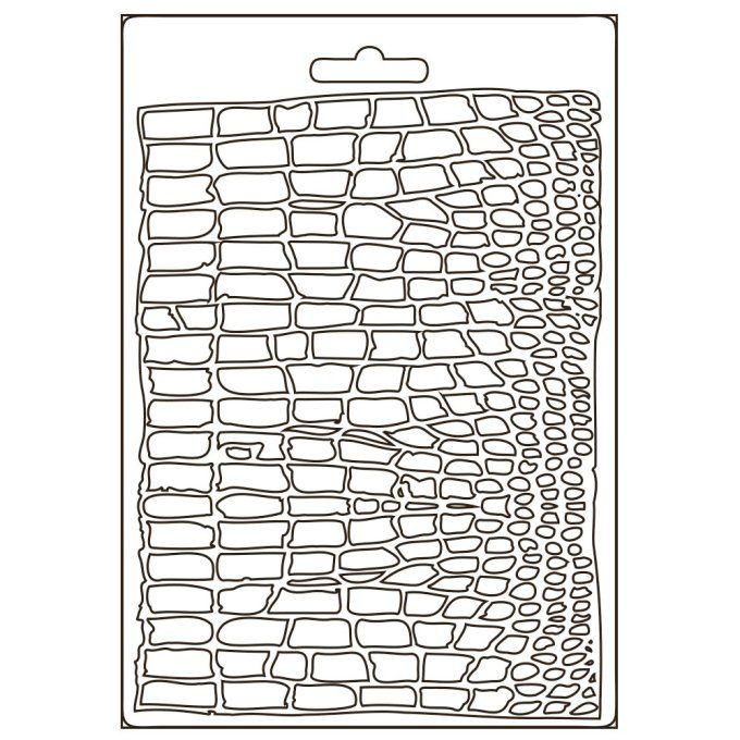Moule thermoformé, Savana crocodile, Stampéria - format A5