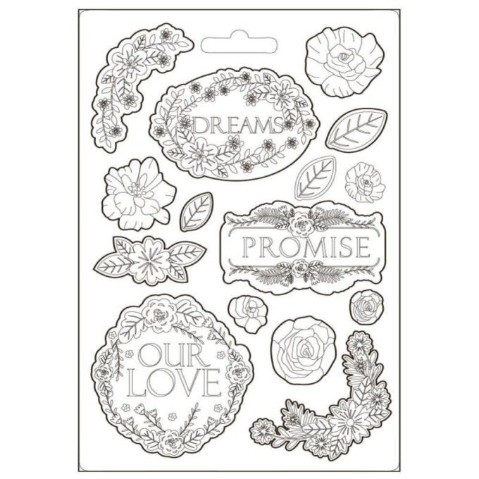 Moule thermoformé, Garden of promises, Stampéria - format A5 