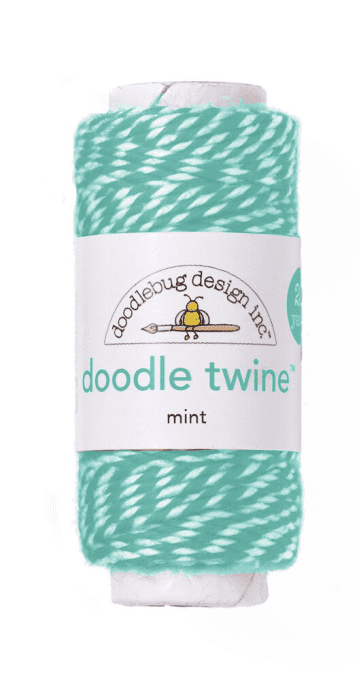 Twine couleur Mint - Doodlebug design - 18 mètres environ 