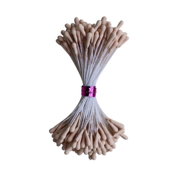100 petits pistils - couleur : Light peach - Dress my craft