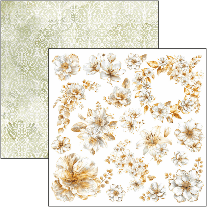 Ciao Bella, Blessing day, Format 15x15cm, 24 feuilles, 190gsm (éléments à découper) 