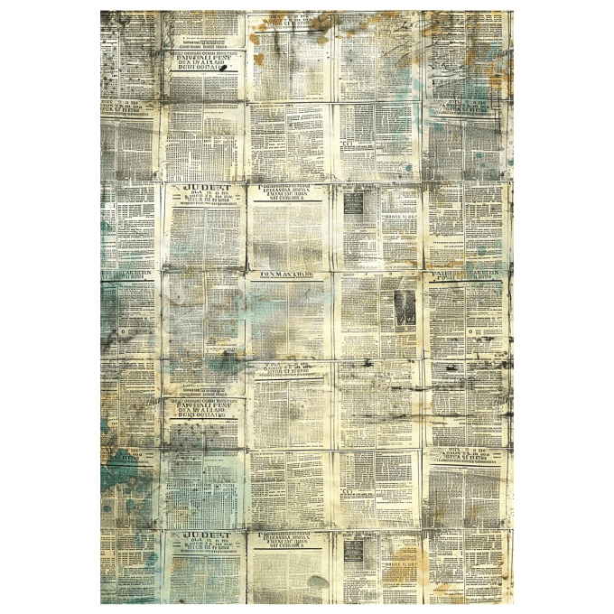 Ciao Bella- 4 feuilles de papier de riz , Format A4 - Time capsule