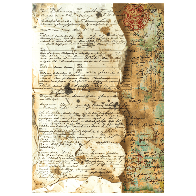 Ciao Bella- 4 feuilles de papier de riz , Format A4 - Journey Ahead