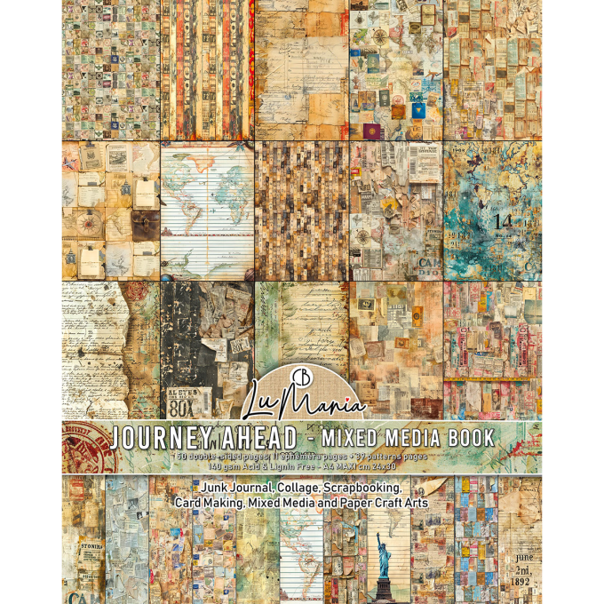 Ciao Bella - Livre Mixed media -  Journey Ahead -  A4 Maxi