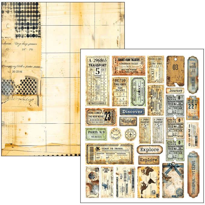 Ciao Bella - Livre Mixed media -  Journey Ahead -  A4 Maxi