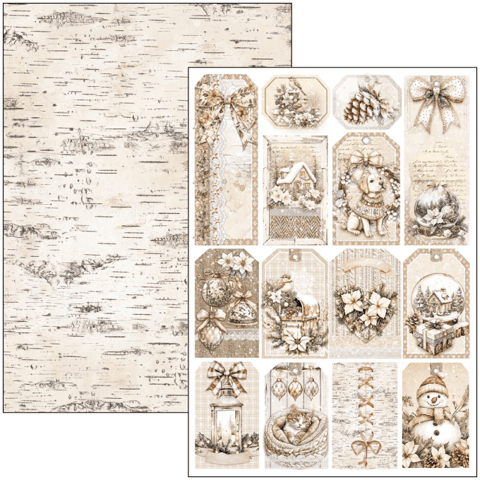 Ciao Bella, collection Winter season, Format A4 - 9 feuilles - 190gsm