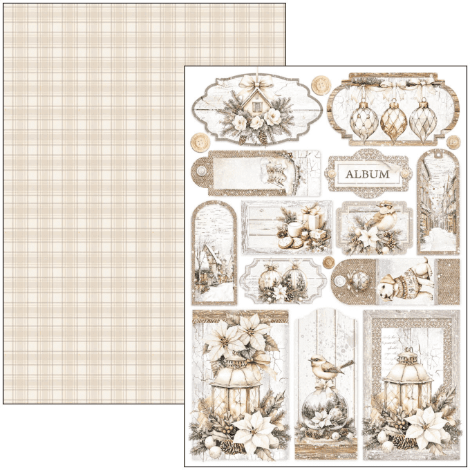 Ciao Bella, collection Winter season, Format A4 - 9 feuilles - 190gsm