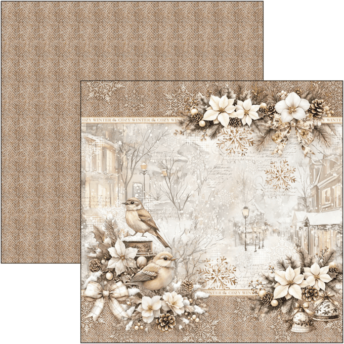 Ciao Bella, collection Winter season - 20x20cm - 12 feuilles - 190gsm 
