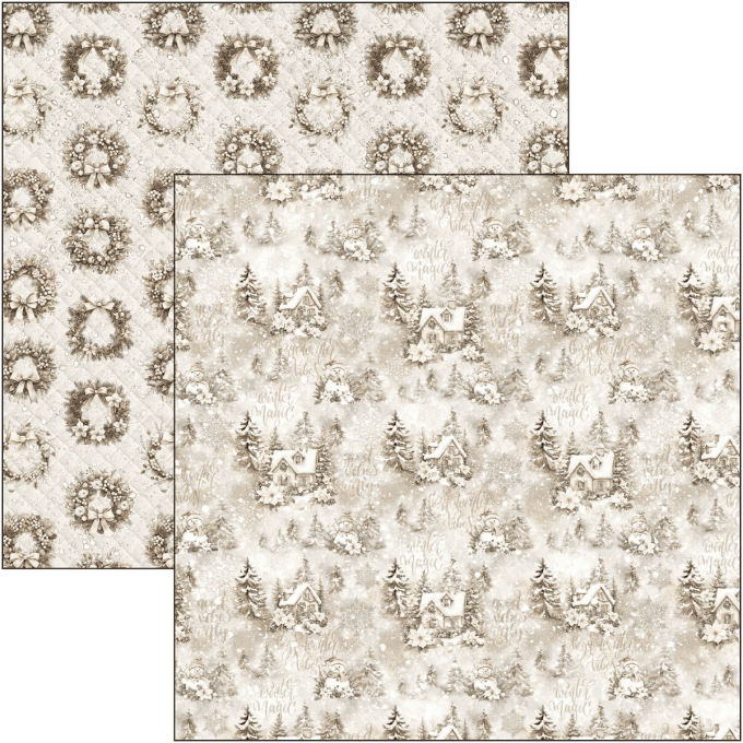 Ciao Bella, collection Winter season - 20x20cm - 12 feuilles - 190gsm 