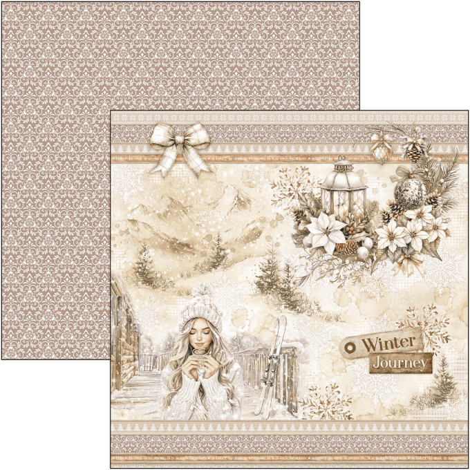 Ciao Bella, collection Winter season - 30x30cm - 12 feuilles - 190gsm