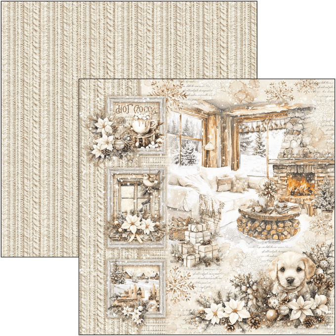 Ciao Bella, collection Winter season - 30x30cm - 12 feuilles - 190gsm