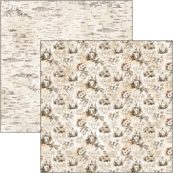 Ciao Bella, collection Winter season - 30x30cm - 12 feuilles - 190gsm