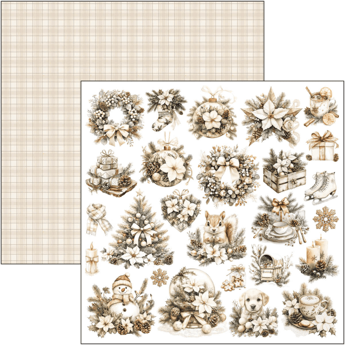 Ciao Bella, collection Winter season - 30x30cm - 12 feuilles - 190gsm
