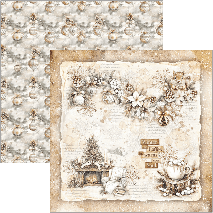 Ciao Bella, collection Winter season, Patterns - 30x30cm - 8 feuilles - 190gsm