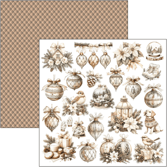 Ciao Bella, collection Winter season, Patterns - 30x30cm - 8 feuilles - 190gsm