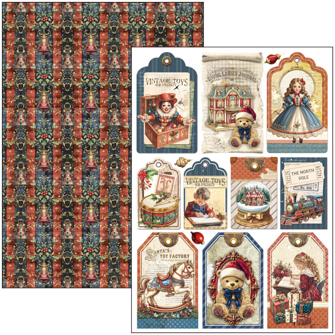 Ciao Bella, collection Toy shop, Format A4 - 9 feuilles - 190gsm